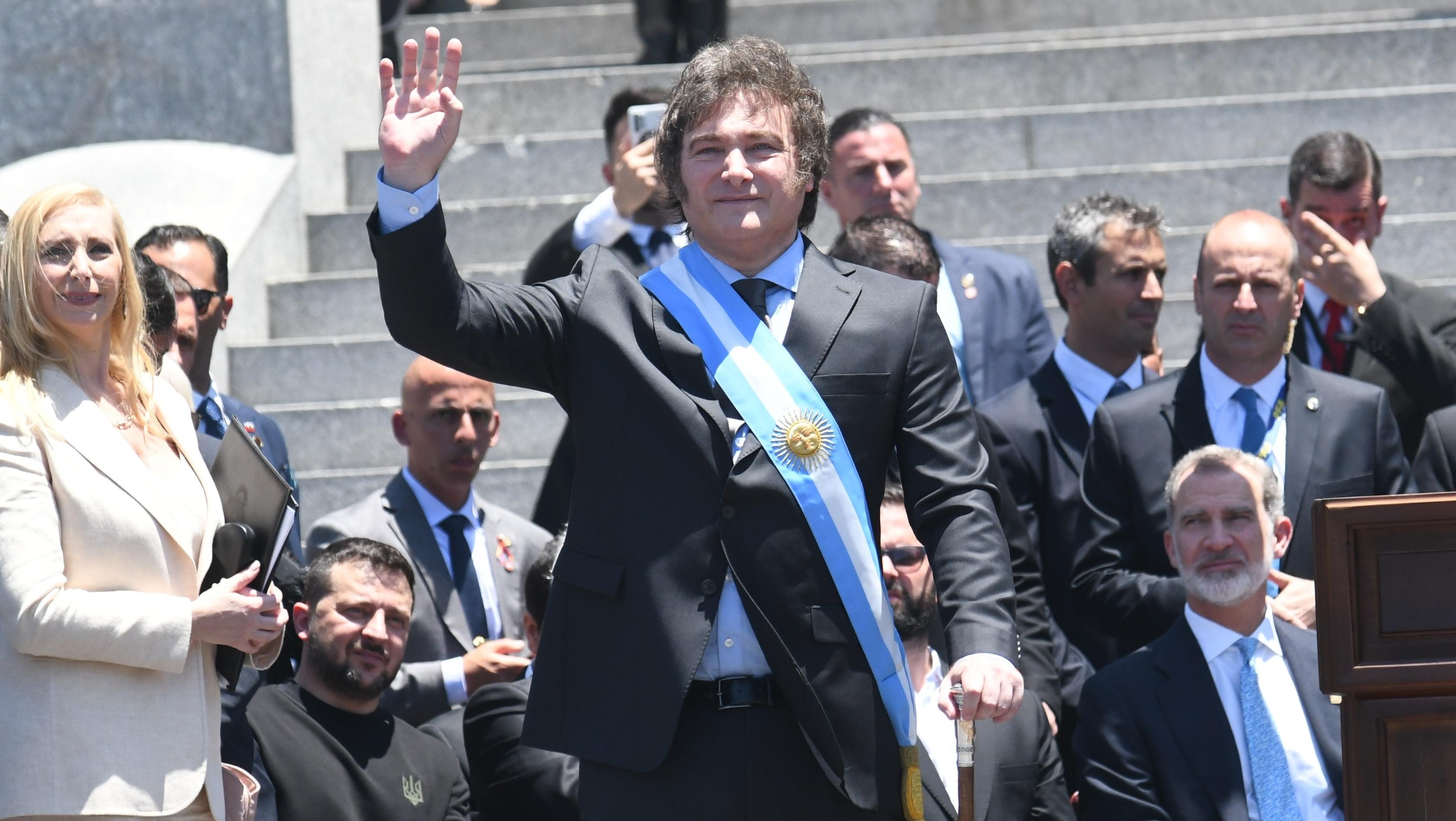 Javier Milei es el nuevo presidente: seguí en vivo el minuto a minuto de la asunción