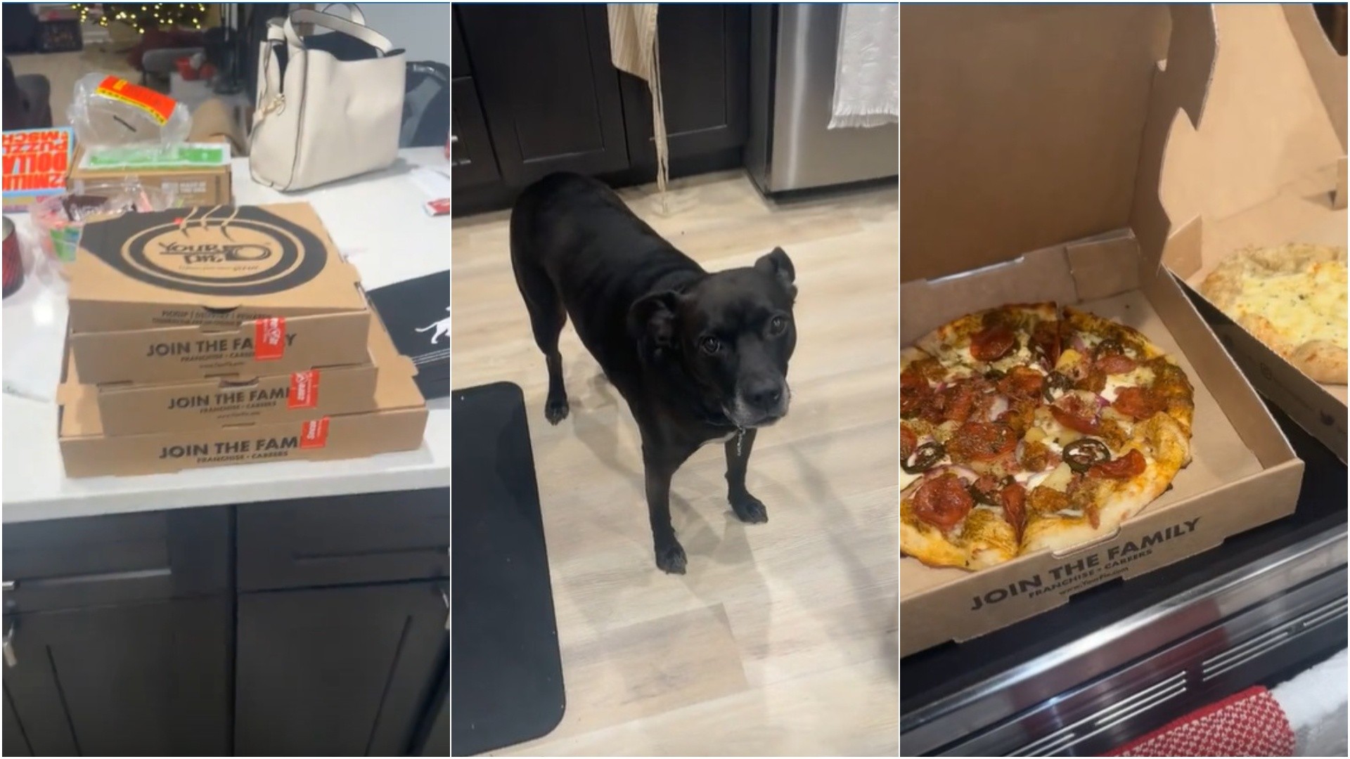 Encargó una pizza, le mandaron otro pedido y lo que le obsequiaron la dejó sin palabras (TikTok/ @brooke_wadeee)