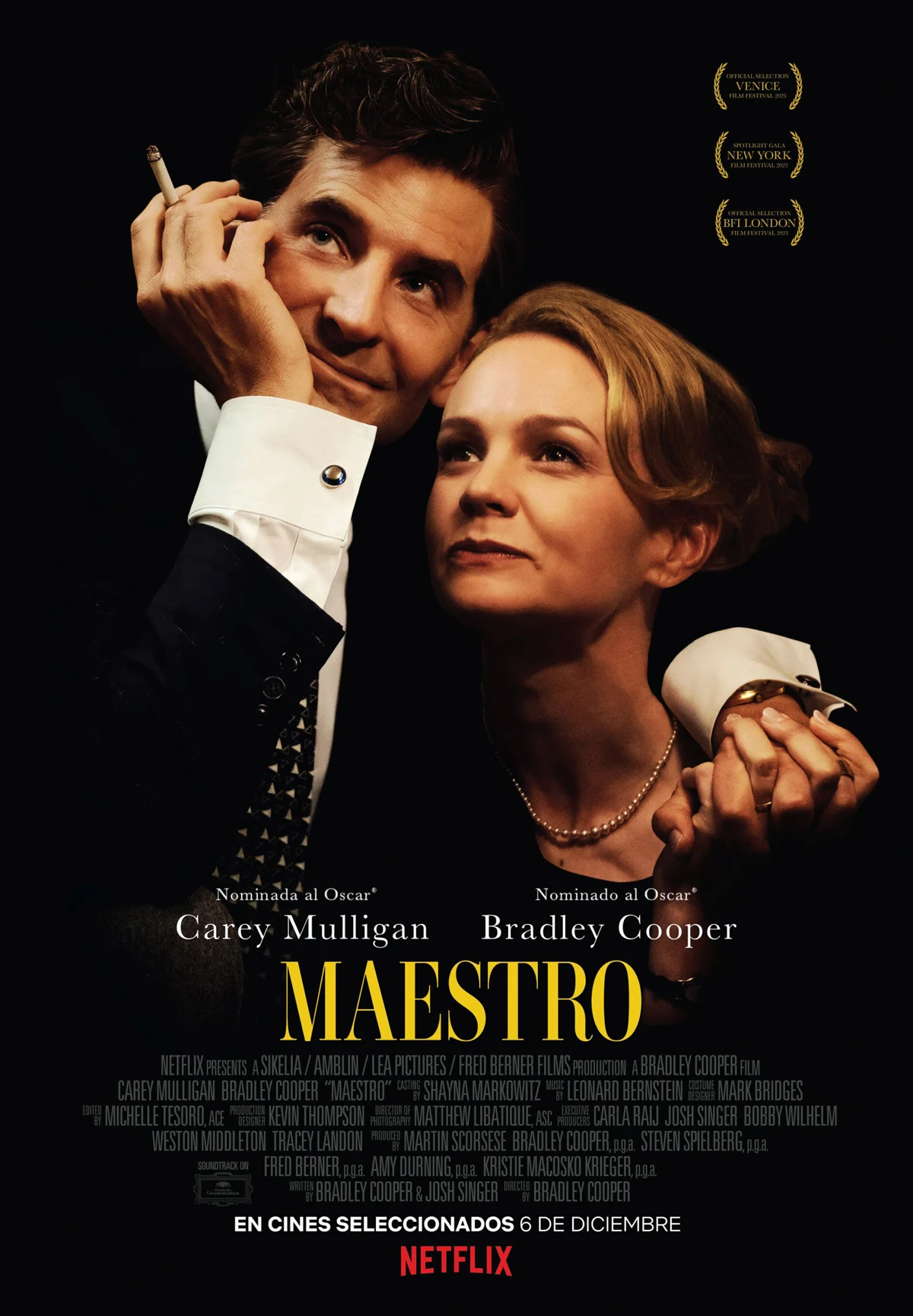 Póster oficial de 'Maestro' (2023).